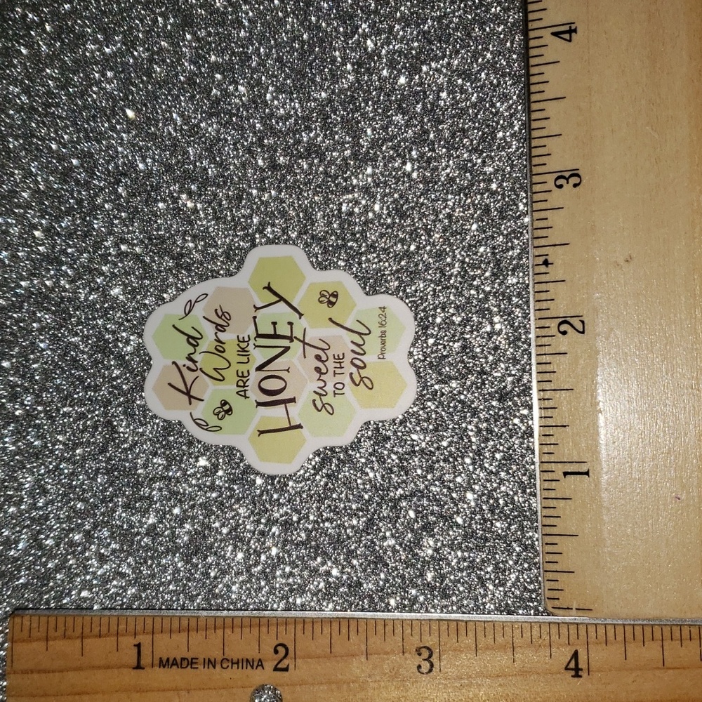 PROVERB WATERPOOF Sticker quote - Picture 2 of 9